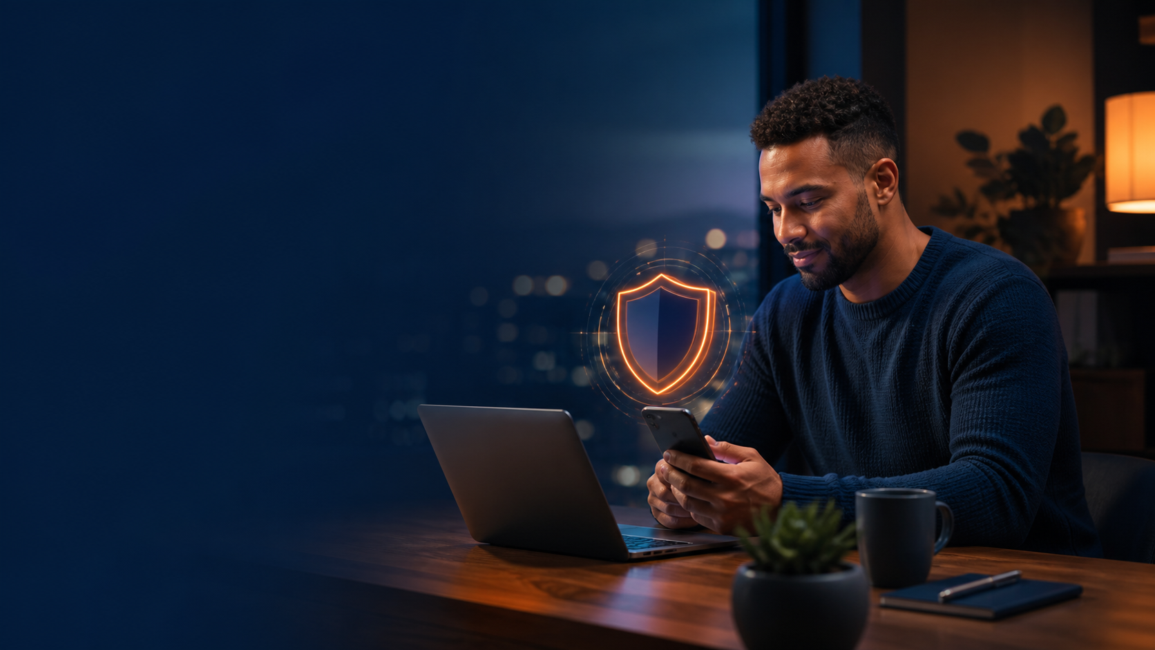 Cybersecurity expert managing threat intelligence